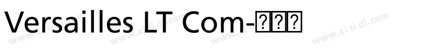 Versailles LT Com字体转换 Versailles LT Com字体转换